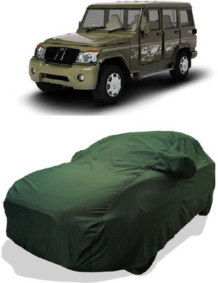 QLAX Car Cover For Maruti Bolero Plus - Non-AC BSIII PS (With Mirror Pockets)(Gold)