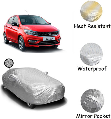 AUTOFIT Car Cover For Tata Tiago (With Mirror Pockets)(Silver)