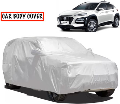 Swarish Car Cover For Hyundai Kona (With Mirror Pockets)(Silver)