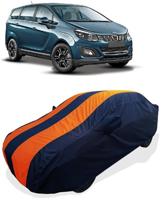 Coxtor Car Cover For Mahindra Marazzo (With Mirror Pockets)(Orange)