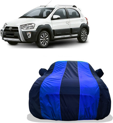 Tricway Car Cover For Toyota Etios Cross 1.2L G (With Mirror Pockets)(Multicolor)