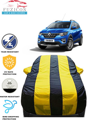 FUZICON Car Cover For Renault Triber(Yellow, Blue)
