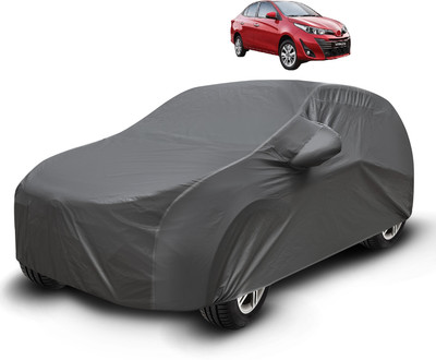 Caronix Car Cover For Toyota Yaris (With Mirror Pockets)(Grey)