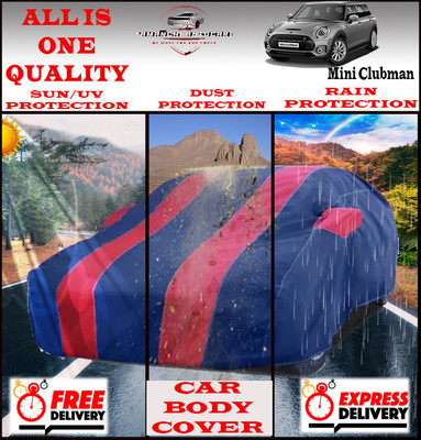 Tamanchi Autocare Car Cover For Mini Clubman(Red, Black)
