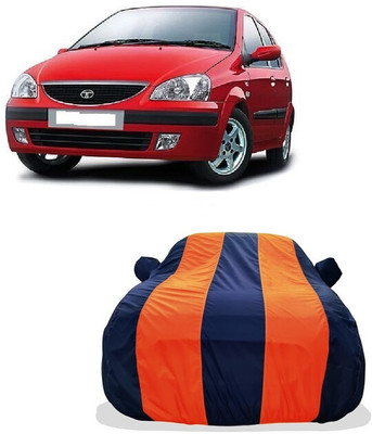 Tricway Car Cover For Tata Indica Turbo (With Mirror Pockets)(Orange)
