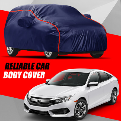 S Shine Max Car Cover For Honda Civic (With Mirror Pockets)(Multicolor)