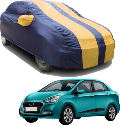 SS FOR YOUR SMART NEEDS Car Cover For Hyundai Xcent (With Mirror Pockets)(Blue, Yellow, For 2017 Models)