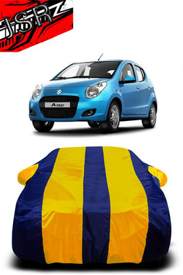 J S R Car Cover For Maruti Suzuki A-Star (With Mirror Pockets)(Yellow, Blue)