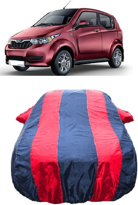Wegather Car Cover For Mahindra e2o PLUS (With Mirror Pockets)(Red)