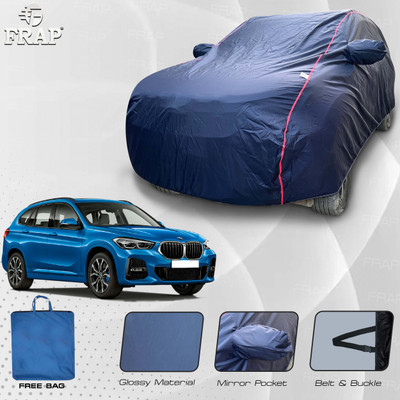 Frap Car Cover For BMW X1 (With Mirror Pockets)(Blue, Red)