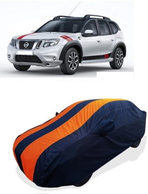 Coxtor Car Cover For Nissan Terrano Sport Edition Diesel (With Mirror Pockets)(Orange)