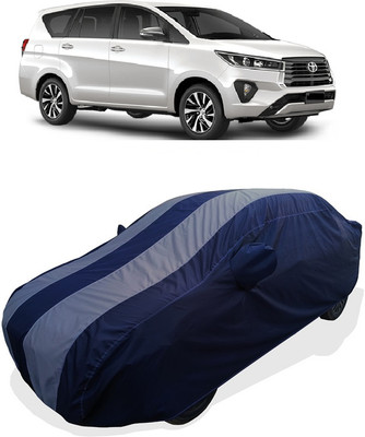 Coxtor Car Cover For Toyota Innova Crysta 2.7 GX AT (With Mirror Pockets)(Grey)