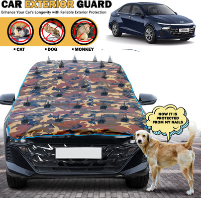 AUTOMOZEXO Car Cover For Hyundai Verna, Verna Facelift (Without Mirror Pockets)(Multicolor)
