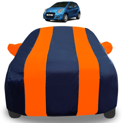 Auto Hub Car Cover For Maruti Suzuki A-Star (With Mirror Pockets)(Orange)