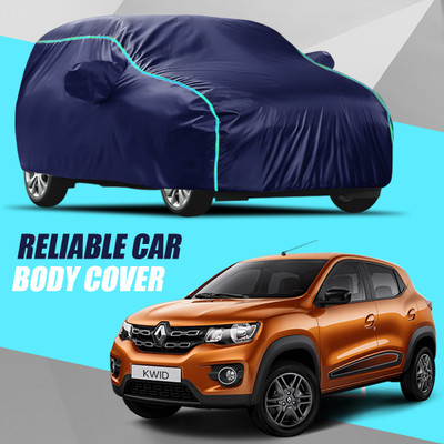 S Shine Max Car Cover For Renault Kwid (With Mirror Pockets)(Multicolor)