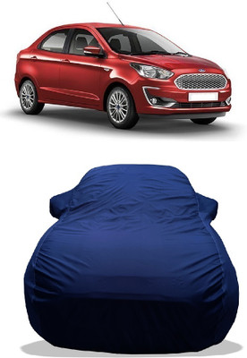 Wegather Car Cover For Ford Figo Aspire 1.2 Ti-VCT Trend (With Mirror Pockets)(Blue)