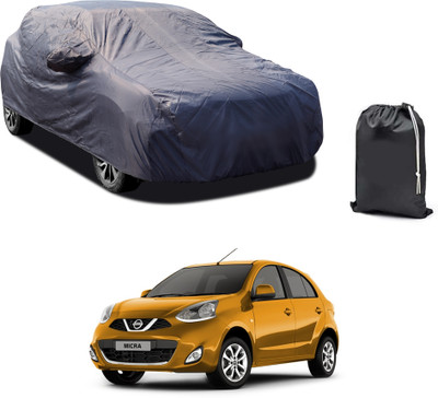 CODOKI Car Cover For Nissan Micra (With Mirror Pockets)(Grey)