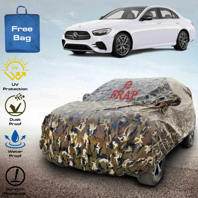 Frap Car Cover For Mercedes Benz E-Class (With Mirror Pockets)(Multicolor, Red)