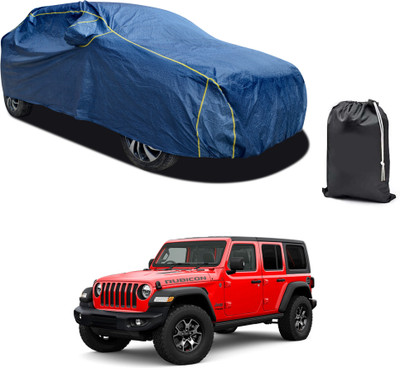 PAGORA Car Cover For Jeep Wrangler (With Mirror Pockets)(Blue)