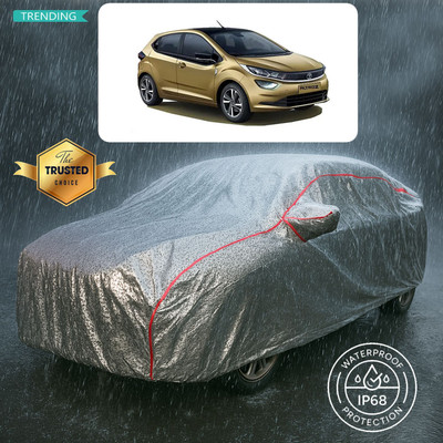 PAGORA Car Cover For Tata Altroz XE Petrol (With Mirror Pockets)(Silver)