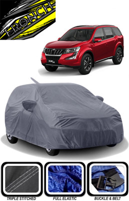 FRONCH Car Cover For Mahindra XUV 500, XUV500 2020 (With Mirror Pockets)(Grey)