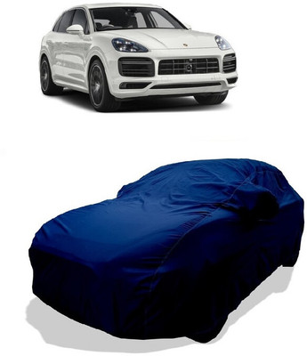 Coxtor Car Cover For Porsche Cayenne Turbo S (With Mirror Pockets)(Blue)