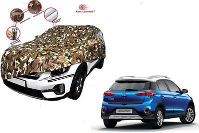 Auto Oprema Car Cover For Hyundai i20 Active (With Mirror Pockets)(Green)