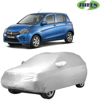 Sheen Car Cover For Maruti Suzuki Celerio (Without Mirror Pockets)(Silver)