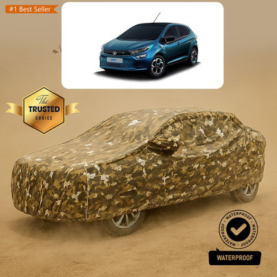 PAGORA Car Cover For Tata Altroz EV (With Mirror Pockets)(Yellow)