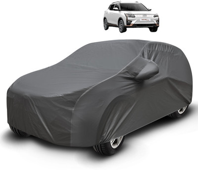 Auto Hub Car Cover For Mahindra XUV400 (With Mirror Pockets)(Grey)