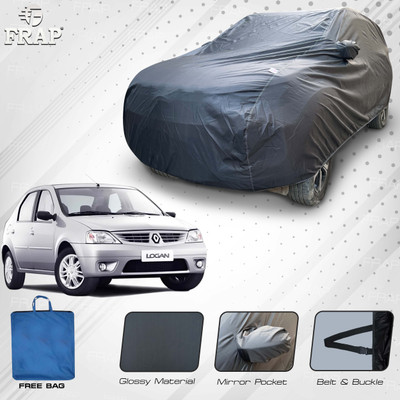 Frap Car Cover For Mahindra Logan, Logan CNG, Logan Edge, Logan 1.4 GLE (With Mirror Pockets)(Grey)