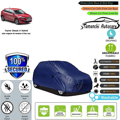 Tamanchi Autocare Car Cover For Toyota Glanza G Hybrid(Blue)