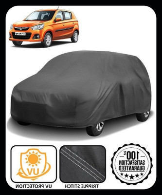 QLAX Car Cover For Maruti Alto K10 (Without Mirror Pockets)(Grey)