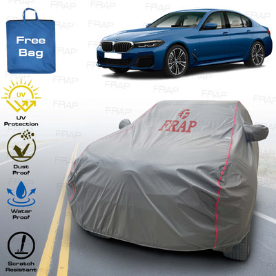 Frap Car Cover For BMW 5 Series GT (With Mirror Pockets)(Grey, Red)
