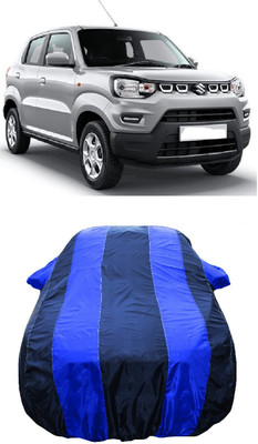 Wegather Car Cover For Maruti Suzuki S-Presso VXI Petrol (With Mirror Pockets)(Blue)