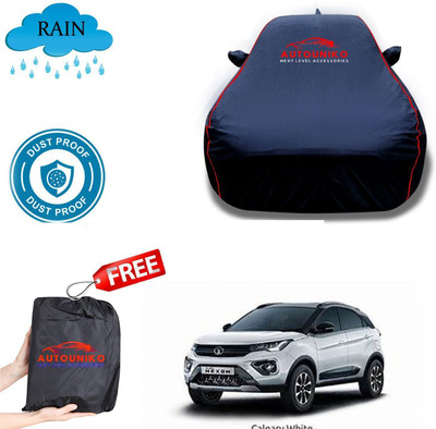 autouniko Car Cover For Tata Nexon, Nexon 1.2 Revotron XE, Nexon 1.2 Revotron XM, Nexon 1.2 Revotron XMA (With Mirror Pockets)(Blue)