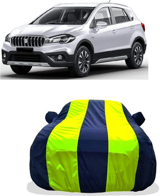 Tricway Car Cover For Maruti Suzuki S-Cross Delta DDiS 200 SH Diesel (With Mirror Pockets)(Yellow)