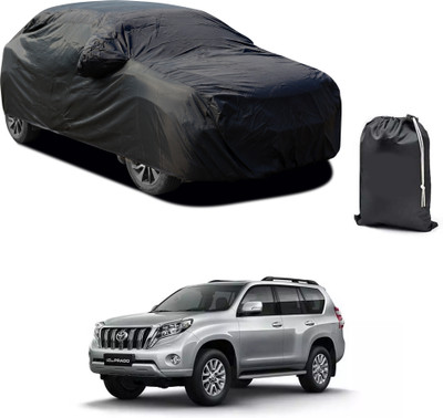 PAGORA Car Cover For Toyota Land Cruiser Prado VX L (With Mirror Pockets)(Black)