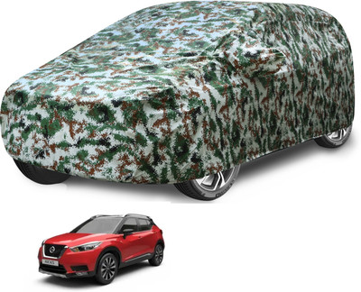 Auto Hub Car Cover For Nissan Kicks (With Mirror Pockets)(Multicolor)
