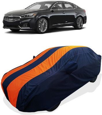 Coxtor Car Cover For Kia Cadenza (With Mirror Pockets)(Orange)