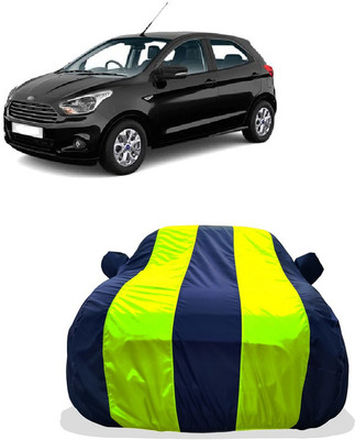 Tricway Car Cover For Ford Figo 1.5D Base MT (With Mirror Pockets)(Yellow)