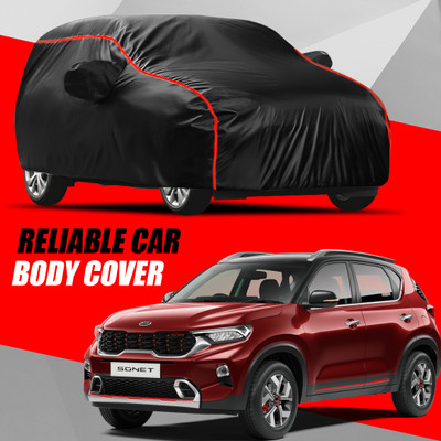 AXLOZ Car Cover For Kia Sonet (With Mirror Pockets)(Multicolor)