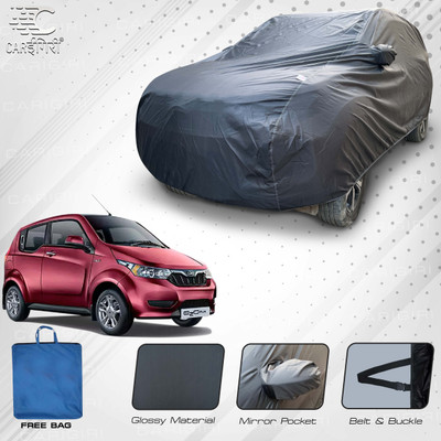 Carigiri Car Cover For Mahindra e2o, e2o NXT, e2o PLUS, e2o T2 (With Mirror Pockets)(Grey)