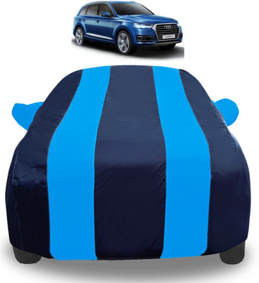 Amanzo Car Cover For Toyota Qualis (With Mirror Pockets)(Blue)