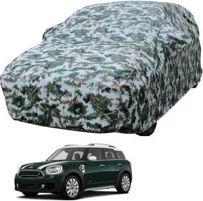 Auto Hub Car Cover For Mini Cooper Universal For Car (With Mirror Pockets)(Multicolor)