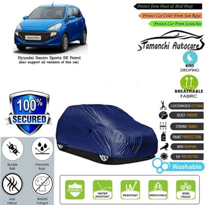 Tamanchi Autocare Car Cover For Hyundai Santro Sportz SE Petrol(Blue)