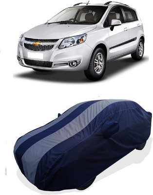 Coxtor Car Cover For Chevrolet Sail Hatchback 1.2 LS (With Mirror Pockets)(Grey)