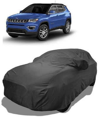 Coxtor Car Cover For Jeep Compass 2.0 Limited Plus Diesel (With Mirror Pockets)(Grey)