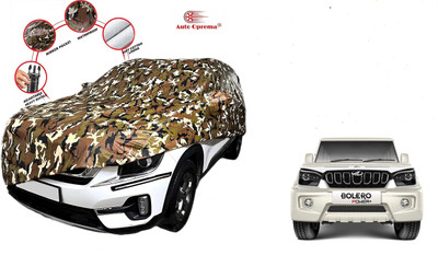 Auto Oprema Car Cover For Mahindra Bolero (With Mirror Pockets)(Green)