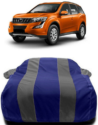 Autoprime Car Cover For Mahindra XUV500 W7 AT Diesel (With Mirror Pockets)(Grey, Blue)